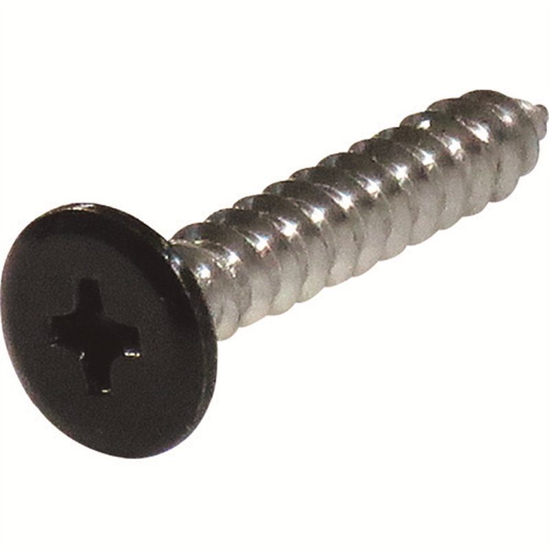 DAIDOHANT ネジカラー ステンレス低頭タッピング 3x12黒(8本) 1パック(ご注文単位1パック)【直送品】