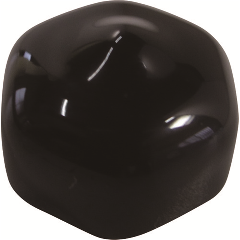 DAIDOHANT エンドねじキャップ 六角ボルト頭用 黒M8 4個入 1パック(ご注文単位1パック)【直送品】
