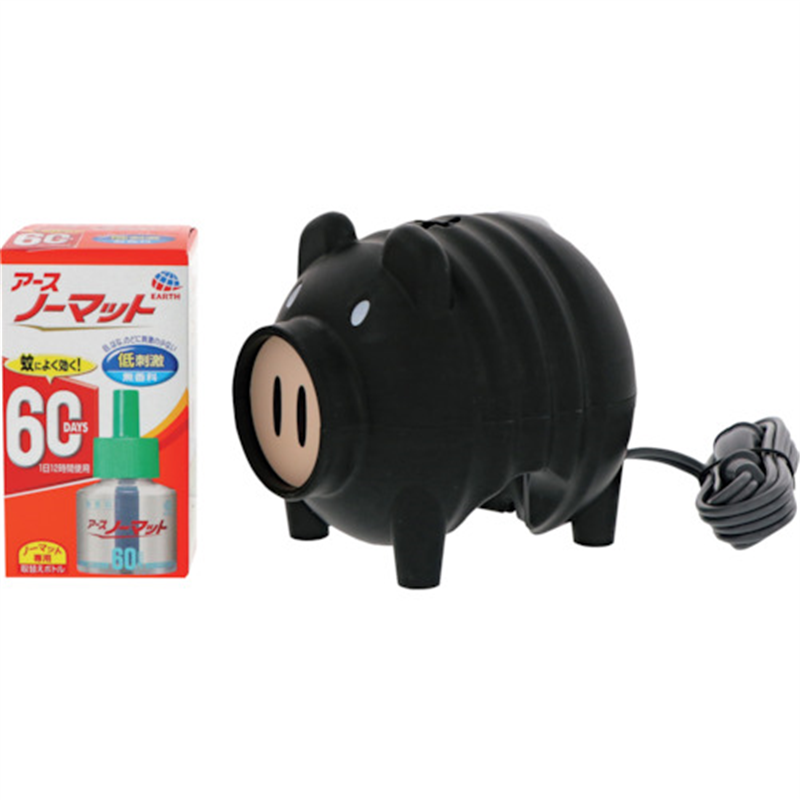 アース 液体蚊とり アースノーマット 蚊とり黒ブタ 60日セット 1個(ご注文単位1個)【直送品】