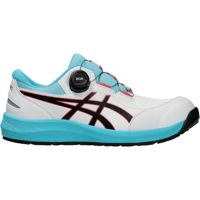 ASICS ウィンジョブCP309 BOA ホワイト×ブラック 27.5cm 1足（ご注文単位1足）【直送品】