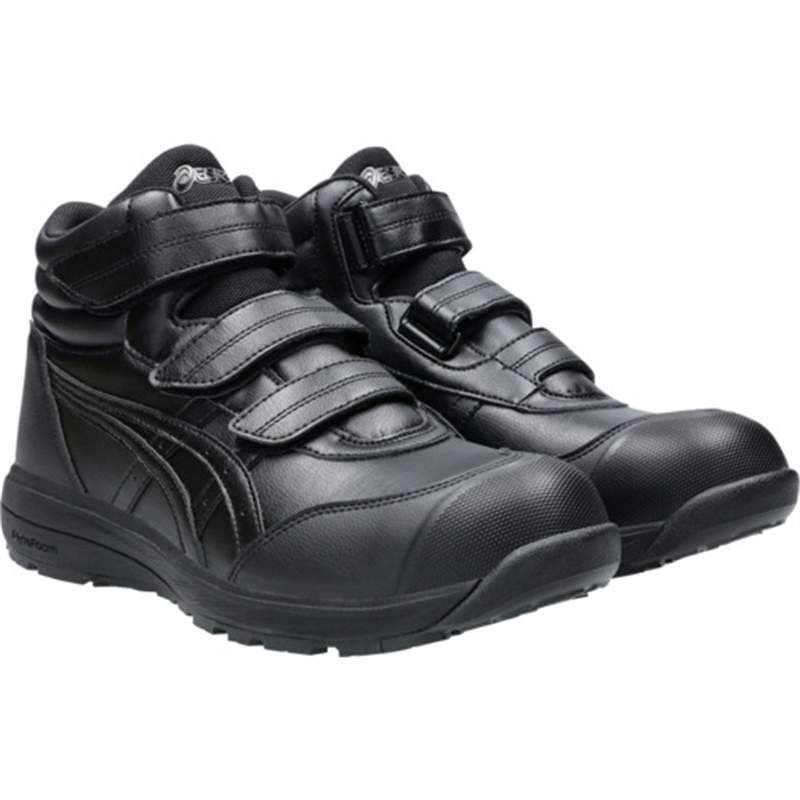 ASICS ウィンジョブ CP312 ブラック×ブラック 23.5cm 1足（ご注文単位1足）【直送品】