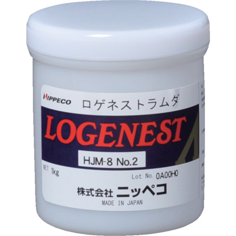 NIPPECO 耐熱フッ素グリース ロゲネストラムダHJM-8 No.2 1kg 1缶(ご注文単位1缶)【直送品】
