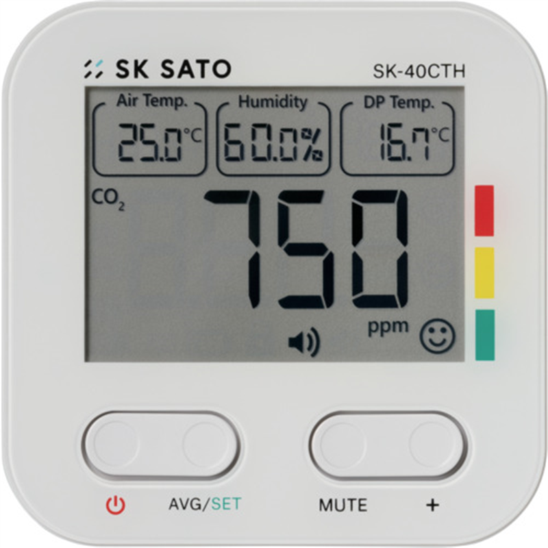 佐藤 CO2モニターミニ SK-40CTH(1738-00) 1個（ご注文単位1個）【直送品】
