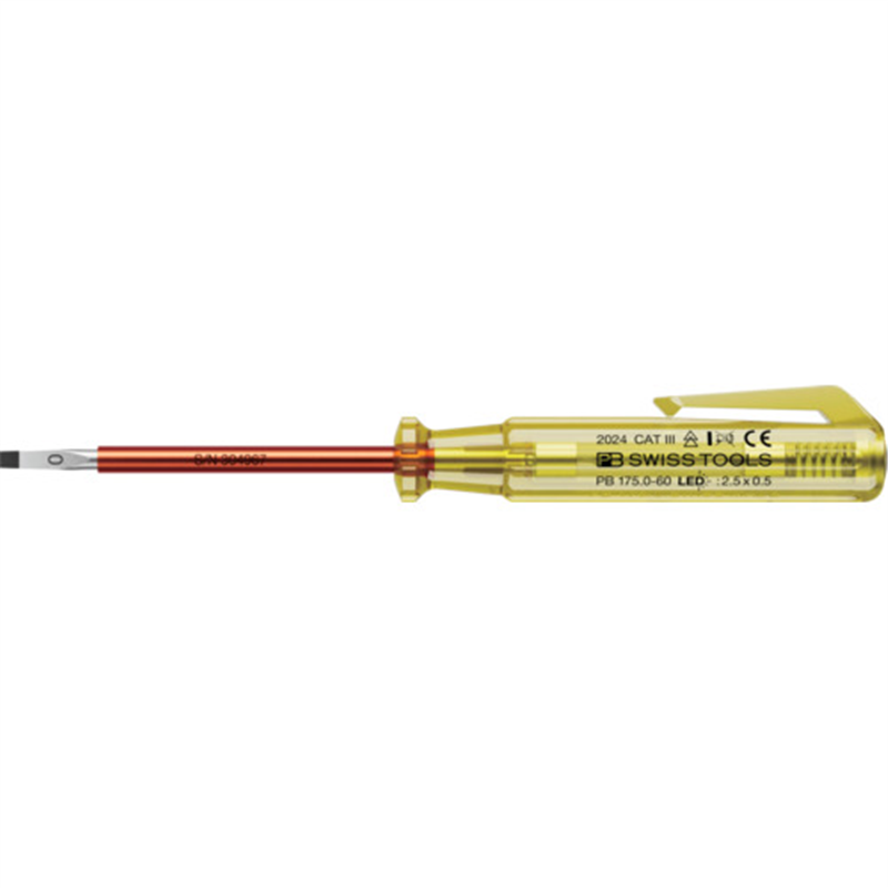PBスイスツールズ LEDライト付き検電ドライバー 1本(ご注文単位1本)【直送品】