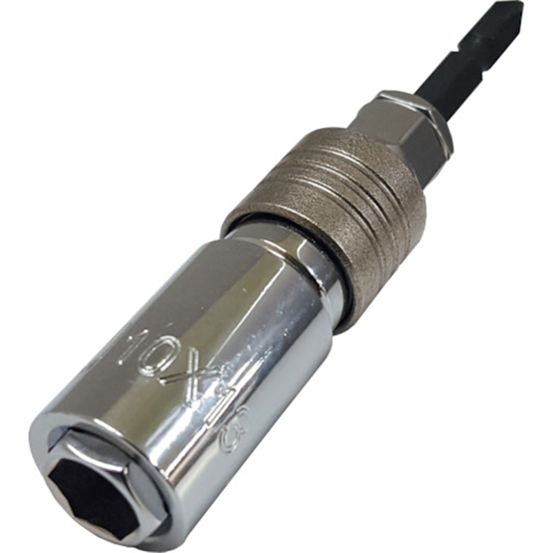 MUSTTOOL Wソケット 1/4 ビット式 10×13 6角 IM-1013O-6K 1個(ご注文単位1個)【直送品】