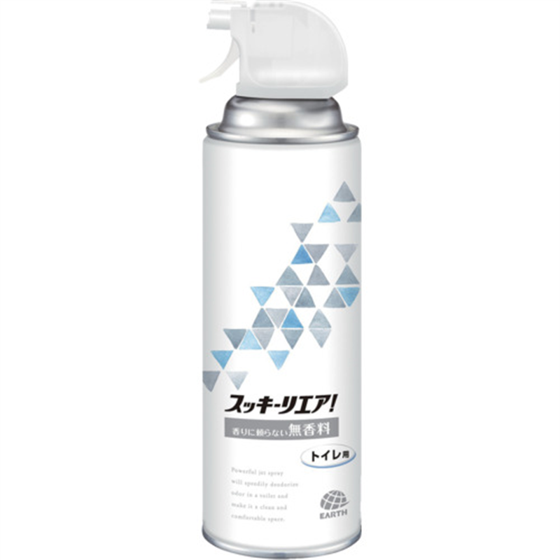 アース 消臭スプレー スッキーリエア! トイレ用 無香料 1本（ご注文単位1本）【直送品】