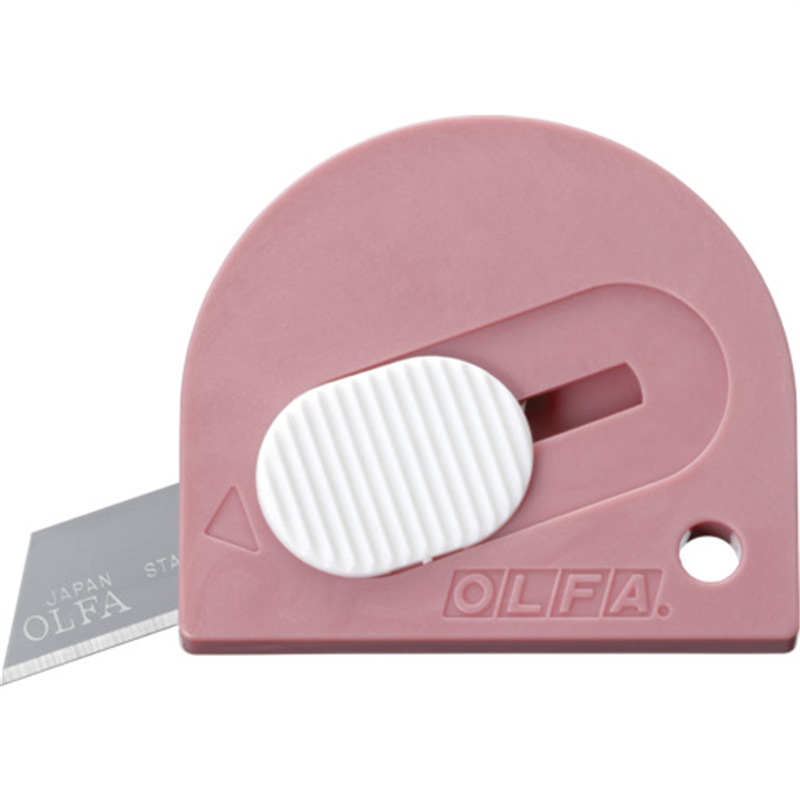OLFA マグネット付きミニカッター タッチナイフRモーブピンク 1個（ご注文単位1個）【直送品】