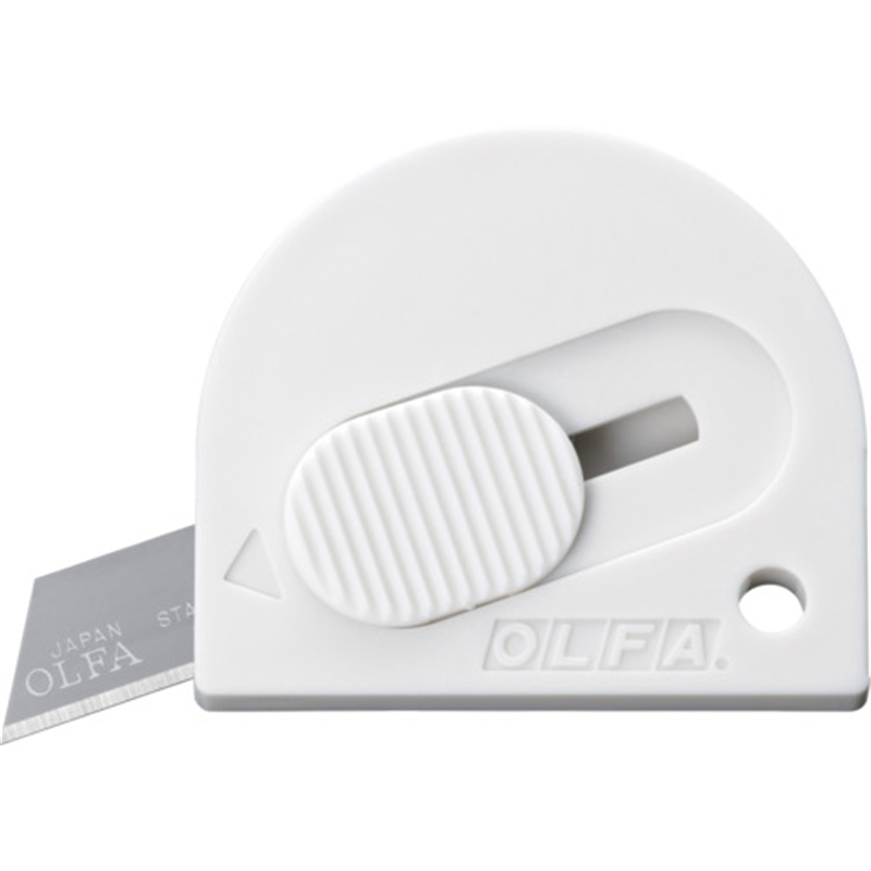 OLFA マグネット付きミニカッター タッチナイフRオフホワイト 1個（ご注文単位1個）【直送品】