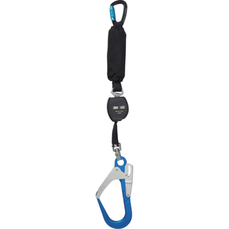 3M DBI-サラ Nano-Lok Light 巻取り式ランヤード シングル 3101763 (タイプ1) 1本（ご注文単位1本）【直送品】