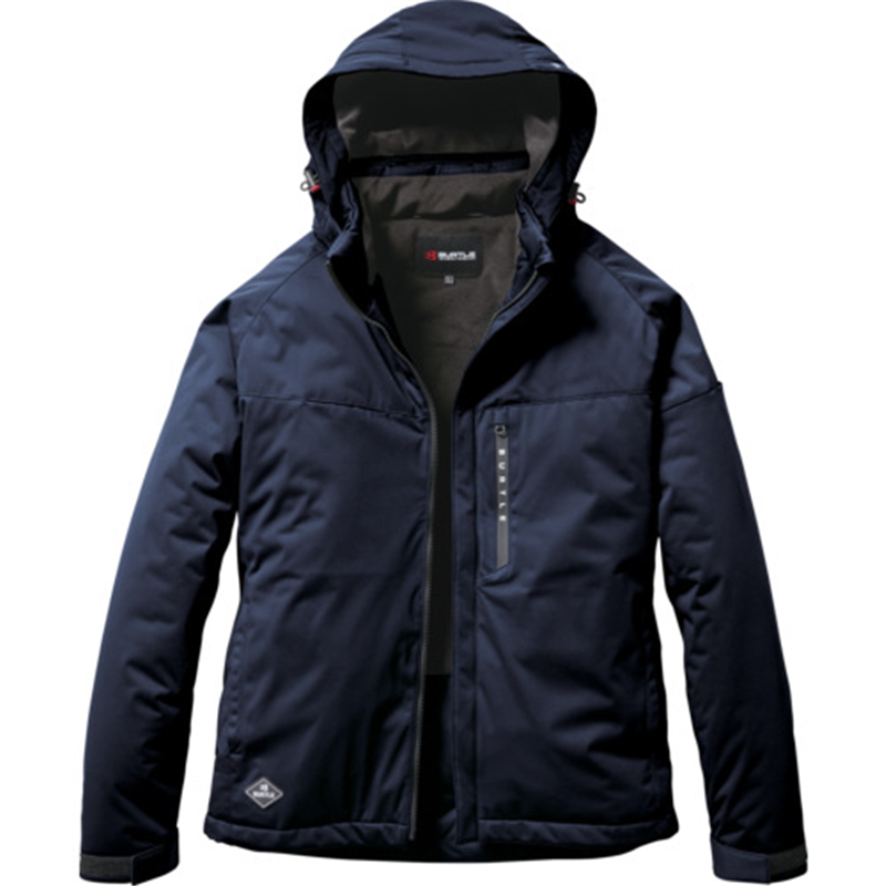 BURTLE ストレッチフーディ防寒ジャケット3260-3-XLネイビー 1着（ご注文単位1着）【直送品】