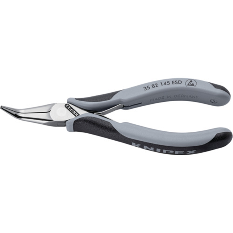KNIPEX エレクトロニクスプライヤー 静電気対策タイプ 1丁(ご注文単位1丁)【直送品】
