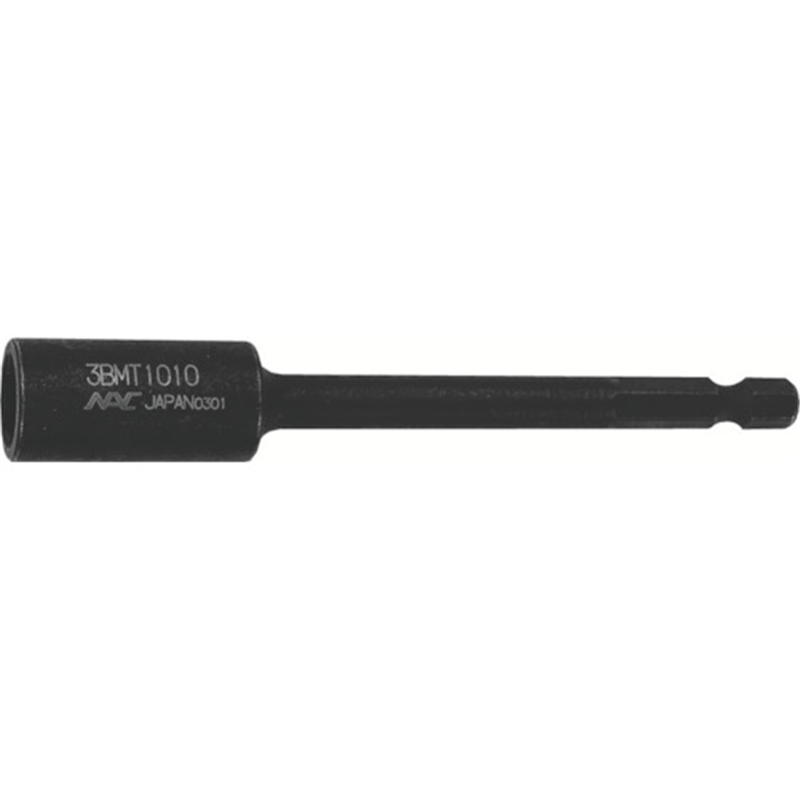 ナック ドライバーソケット マグネットチューブタイプ6.35x10mmx100L 1本(ご注文単位1本)【直送品】
