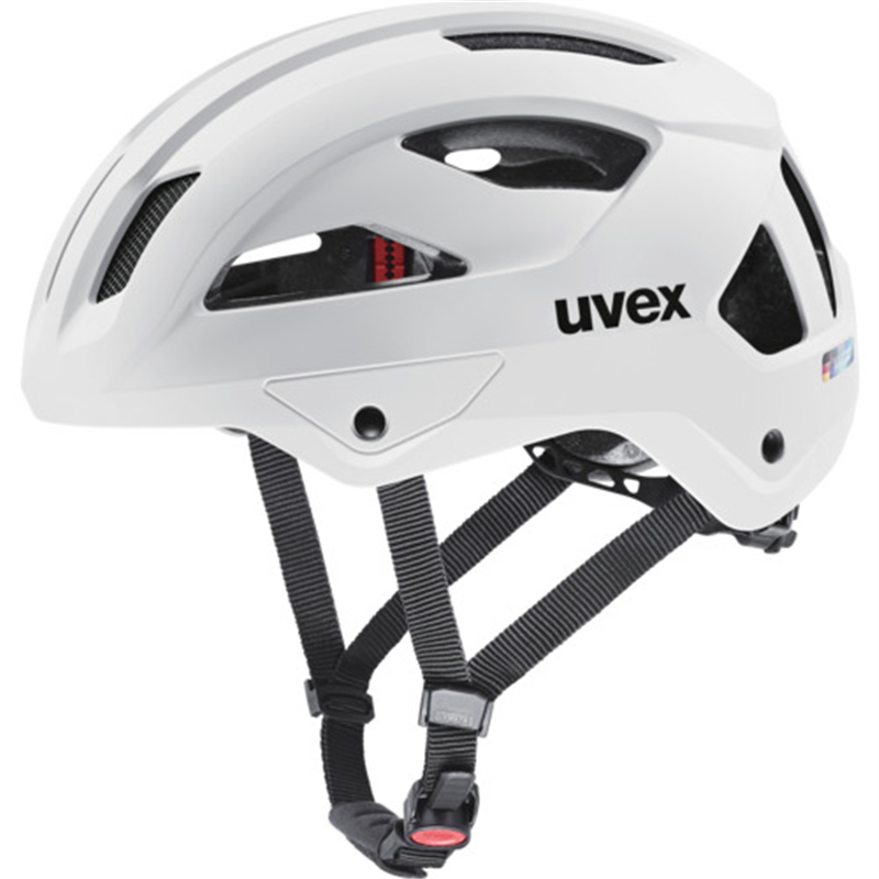 UVEX 自転車ヘルメット uvex stride ホワイトマット 59-61 1個（ご注文単位1個）【直送品】