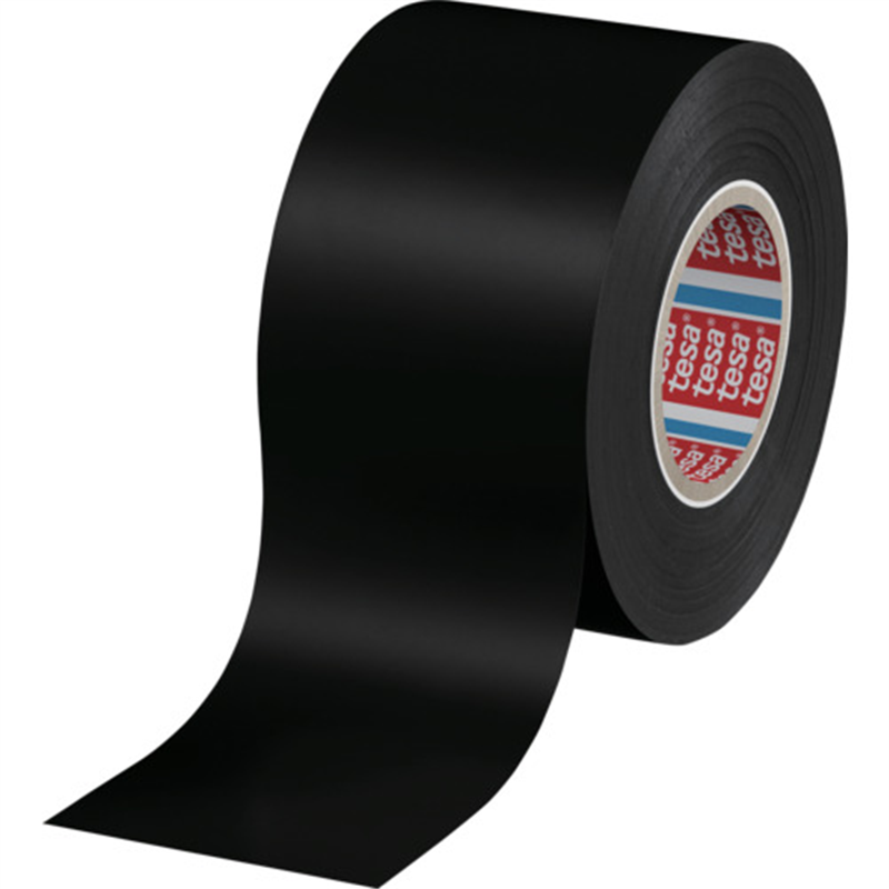 tesa 電気絶縁用ビニールテープ 50mm×20m 黒 1巻(ご注文単位1巻)【直送品】