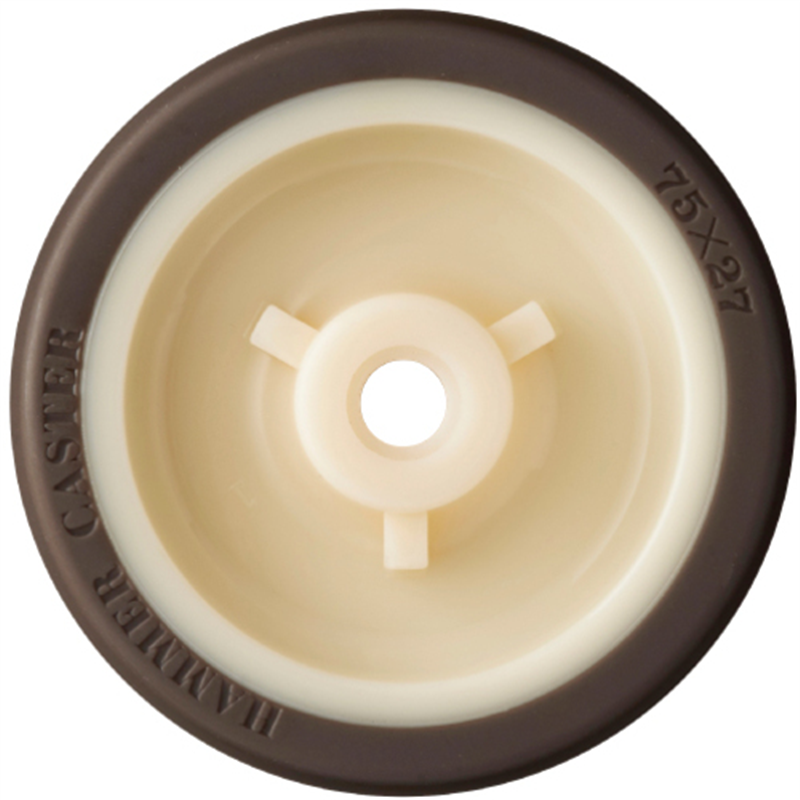 ハンマー G型ウレタン車輪 75mm 1個(ご注文単位1個)【直送品】