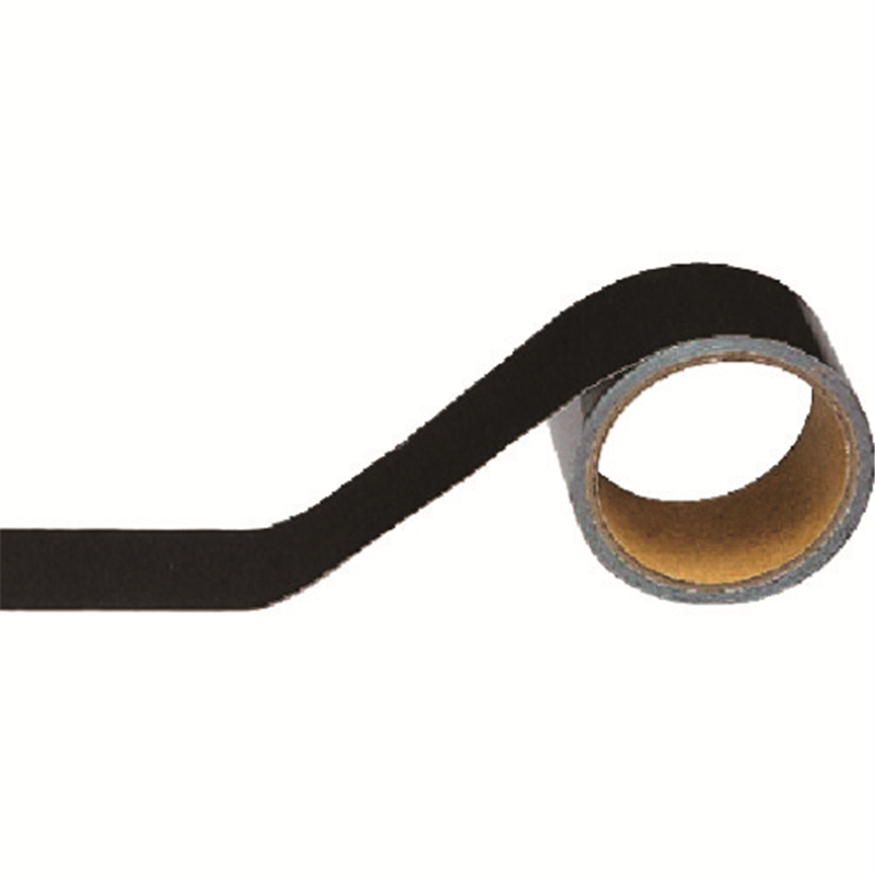 ユニット 配管識別テープ 黒(極小)・アルミ・25mm幅×5m 1巻（ご注文単位1巻）【直送品】