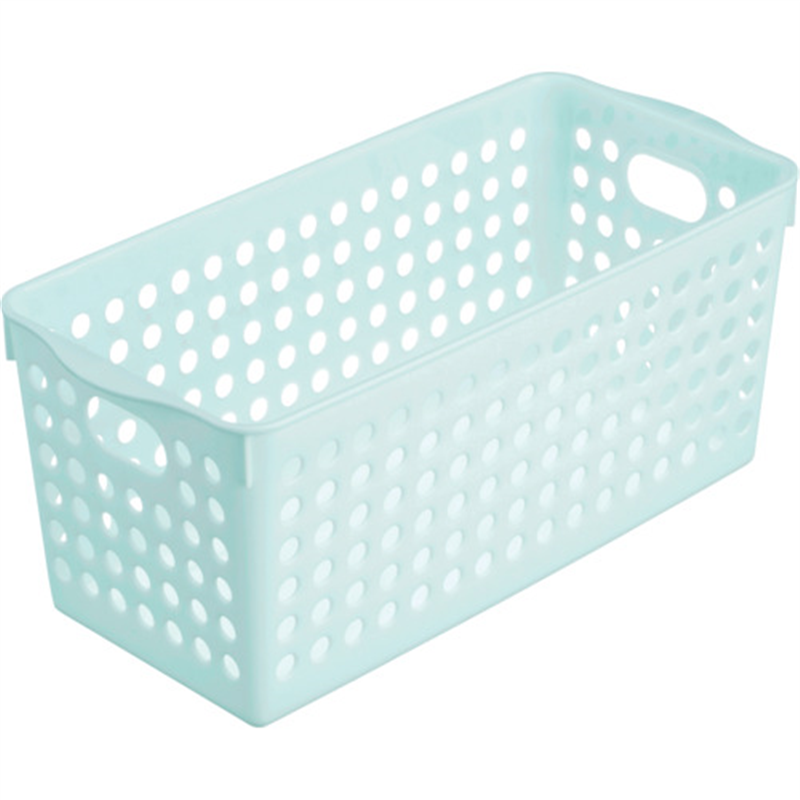 inomata ストックバスケット スリム ライトブルー 1個(ご注文単位1個)【直送品】