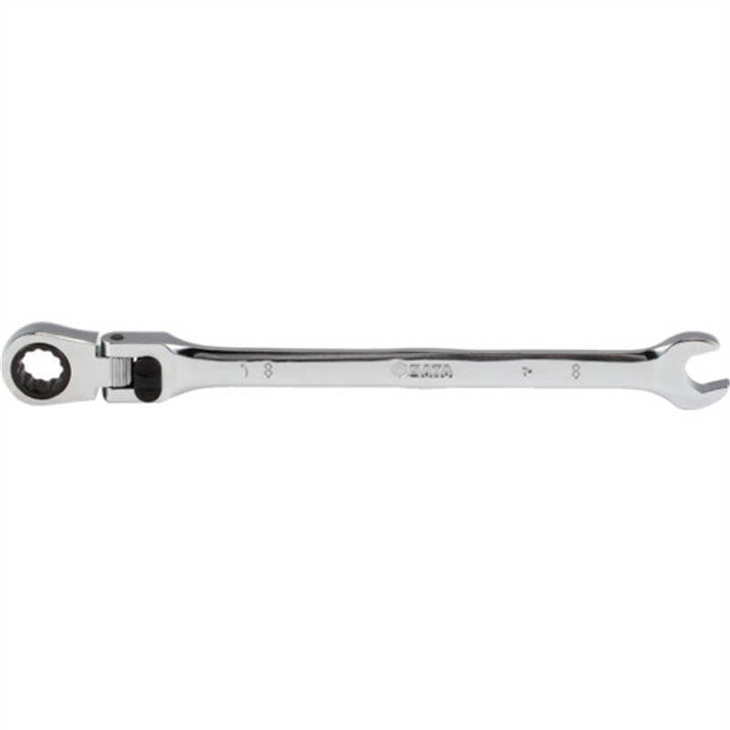 SATA ロング首振りロッキングコンビネーションラチェットレンチ 19mm 1丁(ご注文単位1丁)【直送品】