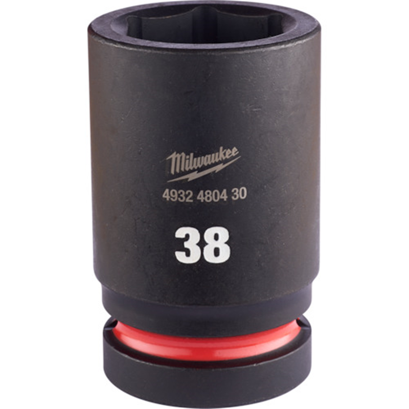 milwaukee SHOCKWAVE IMPACT DUTY ディープインパクトソケット 1インチ(25.4mm)角  38mm 1個（ご注文単位1個）【直送品】