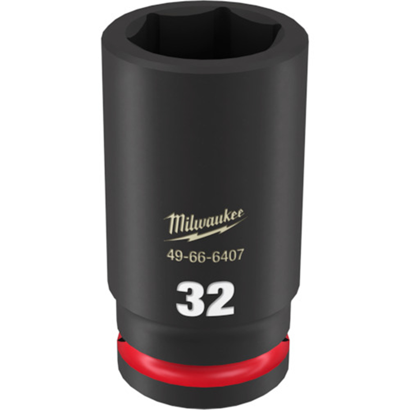 milwaukee SHOCKWAVE IMPACT DUTY ディープインパクトソケット 3/4インチ(19mm)角 32mm 1個（ご注文単位1個）【直送品】