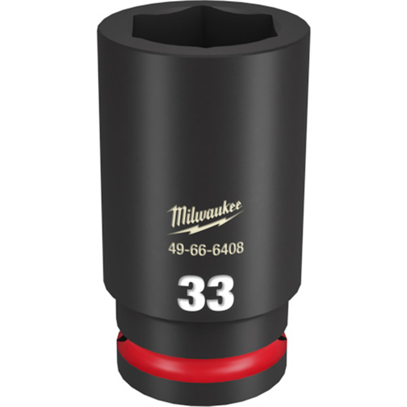 milwaukee SHOCKWAVE IMPACT DUTY ディープインパクトソケット 3/4インチ(19mm)角 33mm 1個（ご注文単位1個）【直送品】