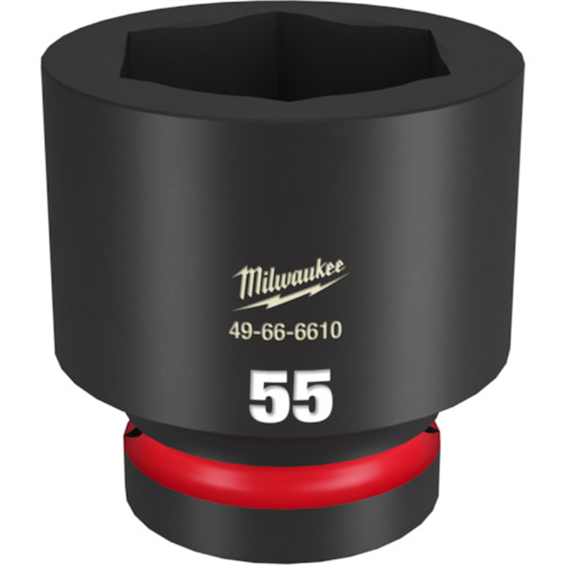 milwaukee SHOCKWAVE IMPACT DUTY インパクトソケット 1インチ(25.4mm)角 55mm 1個（ご注文単位1個）【直送品】
