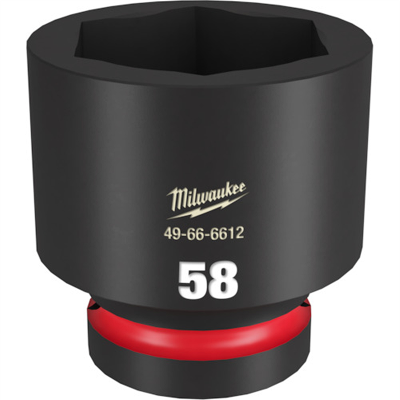 milwaukee SHOCKWAVE IMPACT DUTY インパクトソケット 1インチ(25.4mm)角 58mm 1個（ご注文単位1個）【直送品】