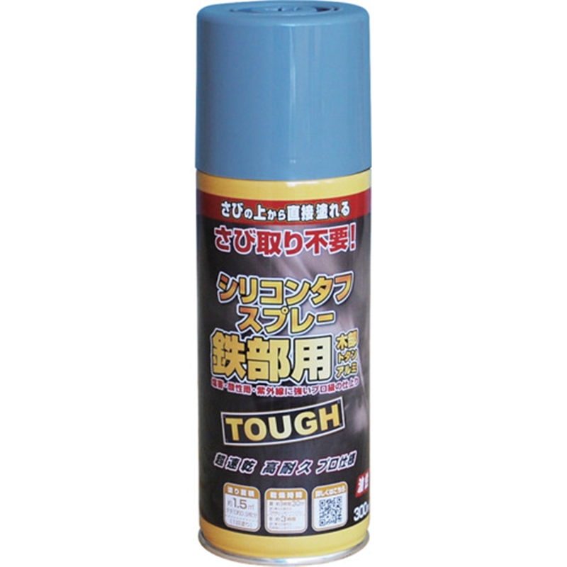 ニッぺ 油性シリコンタフスプレー 300ml スモークグレー 228T013-300 1本(ご注文単位1本)【直送品】