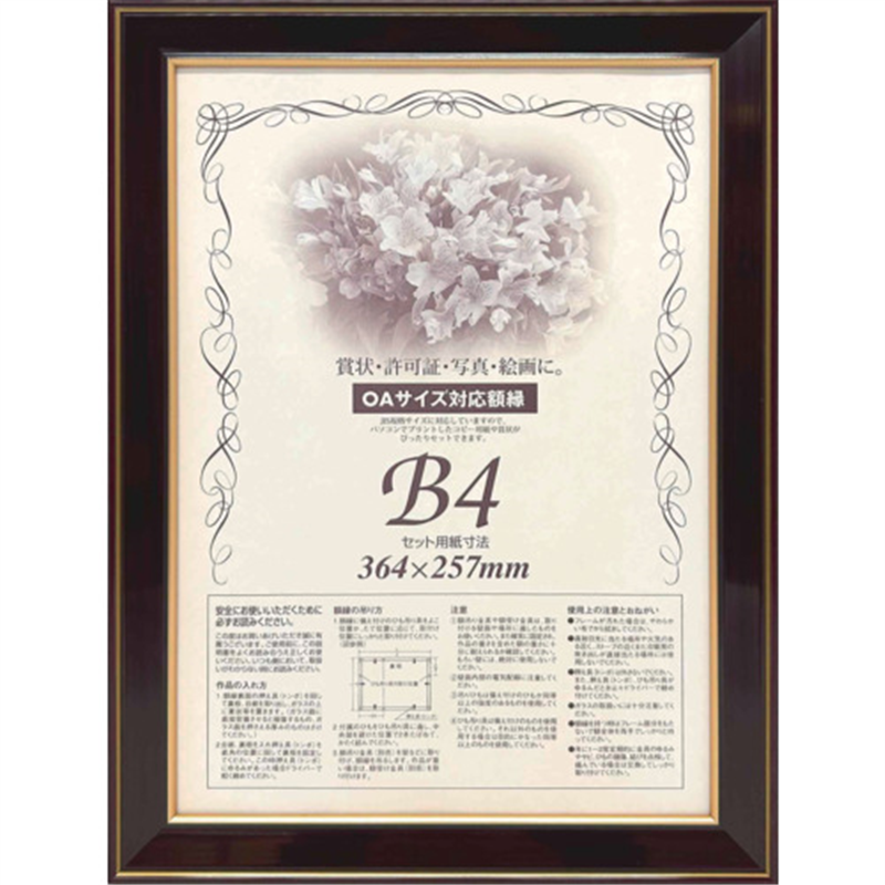 大額 額縁 賞状額 ネオ光輝 OA-B4 0142 1枚(ご注文単位1枚)【直送品】