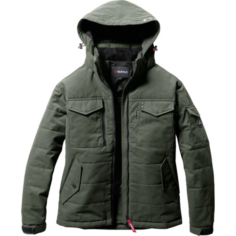 BURTLE 防寒ジャケット5050-14-Lミルスグリーン 1着(ご注文単位1着)【直送品】