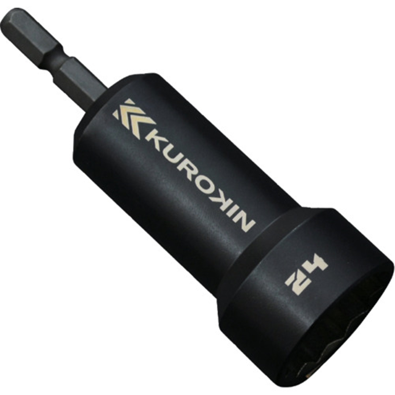 フジ矢 セミロングソケット(黒金)H24×90 1本(ご注文単位1本)【直送品】