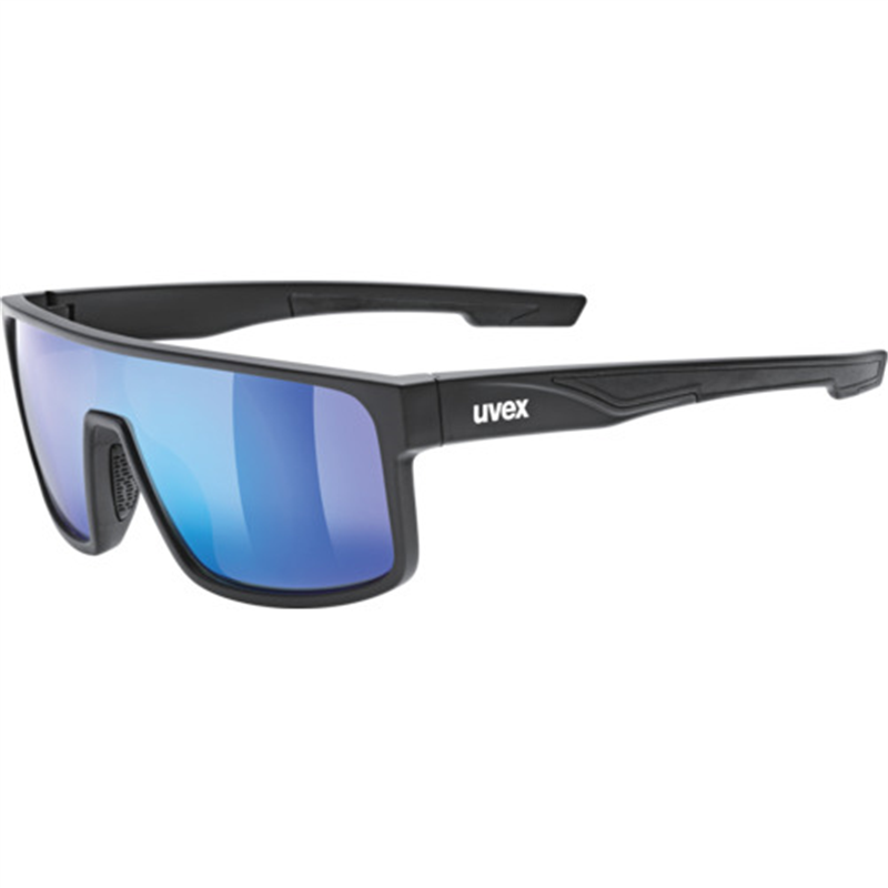 UVEX サングラス uvex LGL 51 ブラックマット/グリーン 1個（ご注文単位1個）【直送品】