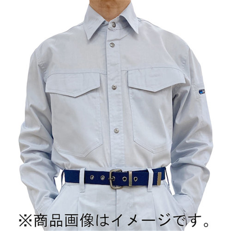 TEAGLES 5431 CVC綿混長袖シャツ アースグリーンLL 1枚(ご注文単位1枚)【直送品】