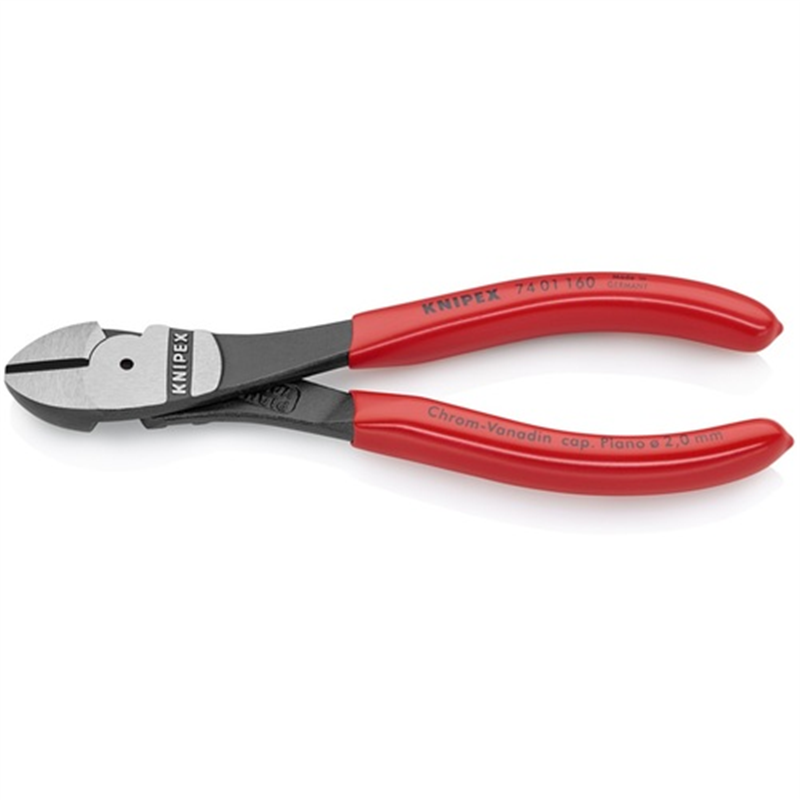 KNIPEX 強力型ニッパー プラスチックハンドル 160mm(SB店頭展示パッケージ仕様) 1丁（ご注文単位1丁）【直送品】