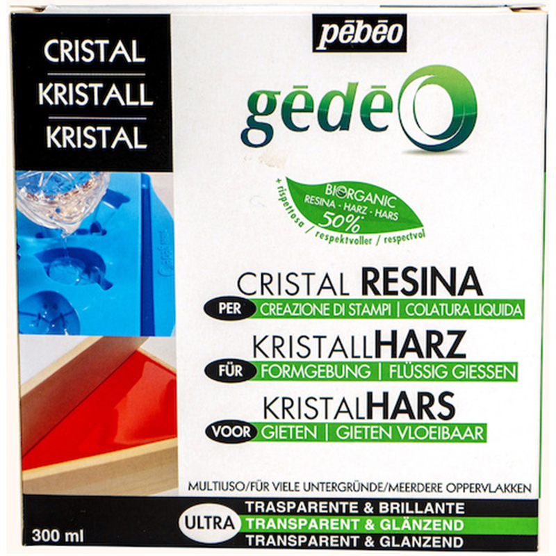 Pebeo バイオベース・クリスタルレジンキット300ml(主剤200ml+硬化剤100ml) 1個(ご注文単位1個)【直送品】