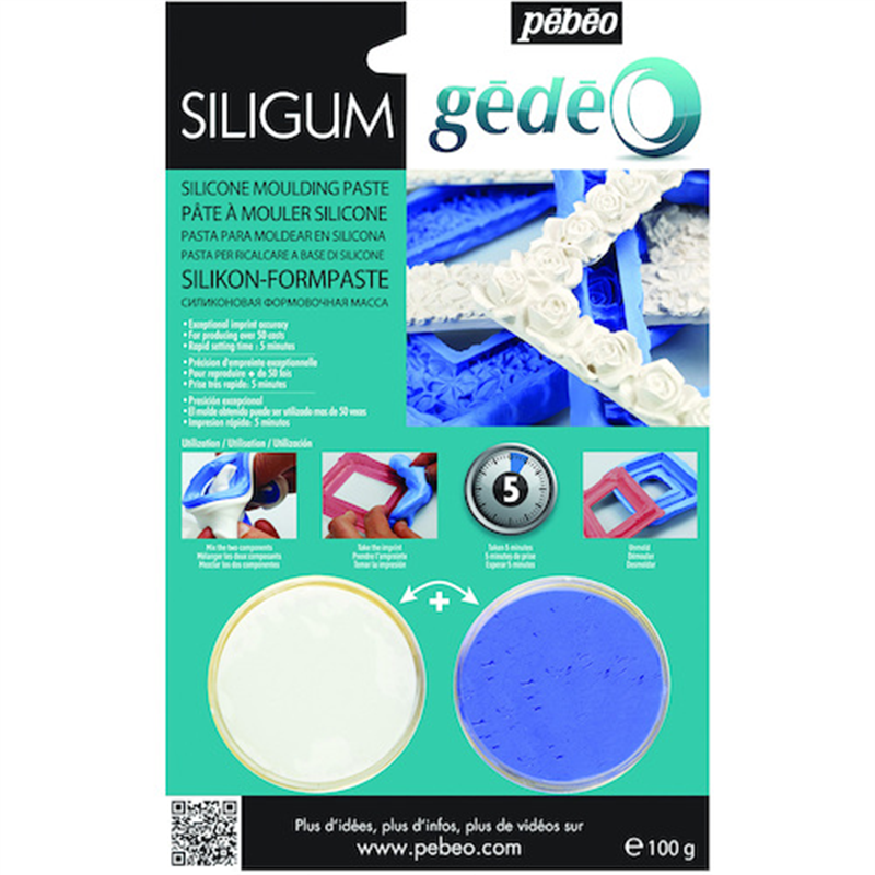 Pebeo Gedeo 型取り用粘土 シリガム 100g 1個（ご注文単位1個）【直送品】