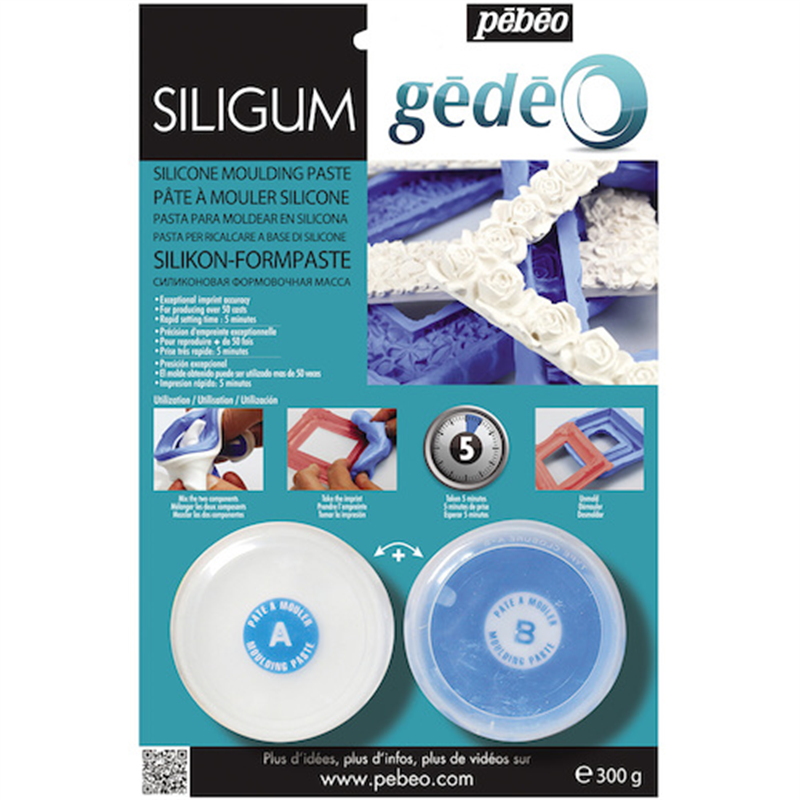 Pebeo Gedeo 型取り用粘土 シリガム 300g 1個（ご注文単位1個）【直送品】