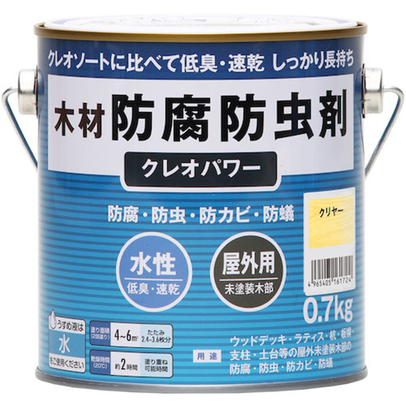 和信ペイント クレオパワー クリヤー 0.7kg 1缶(ご注文単位1缶)【直送品】