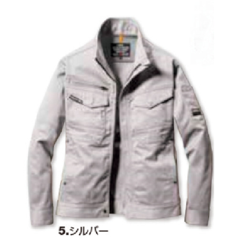 BURTLE 【今季完売】 ジャケット 8101-5-3L シルバー 1着(ご注文単位1着)【直送品】