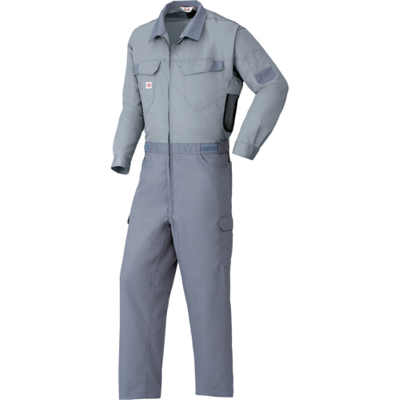 AUTO-BI 空調つなぎ服[[R上]]007グレー Lサイズ 1着（ご注文単位1着）【直送品】