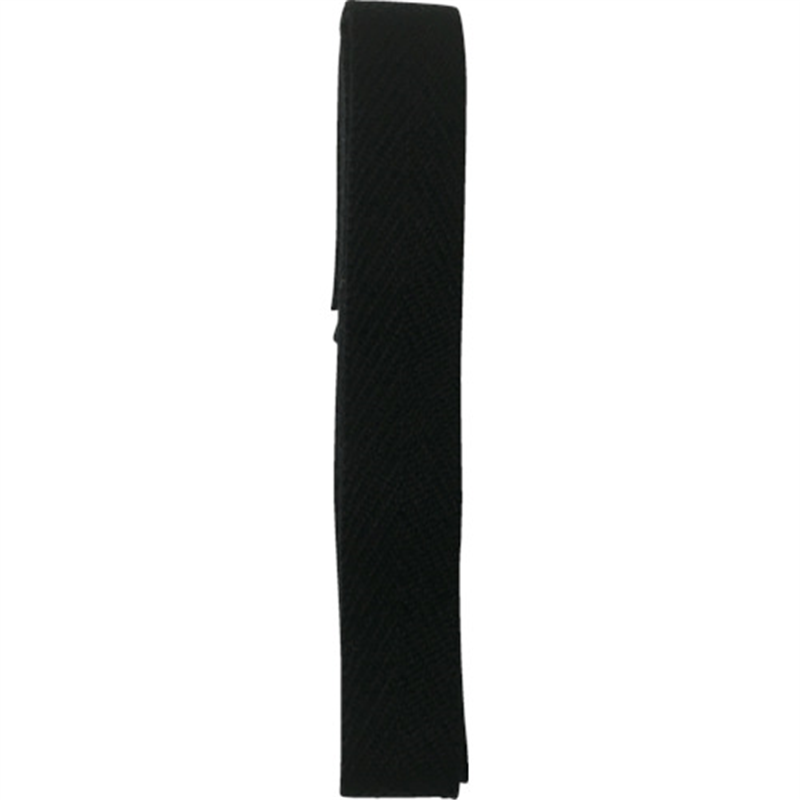 ユタカメイク ベルト 平ベルトアクリルカラー 巾20mm×2m ブラック 1巻(ご注文単位1巻)【直送品】