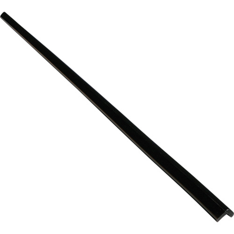CAR-BOY 安心クッションSTRONGL字型90cm 細 ブラック 1本（ご注文単位1本）【直送品】