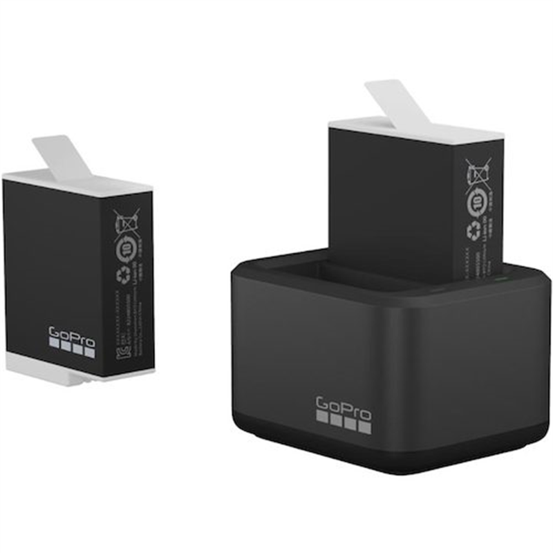 GoPro デュアルバッテリーチャージャー+エンデューロバッテリー2個セット HERO11・10・9用 1個(ご注文単位1個)【直送品】