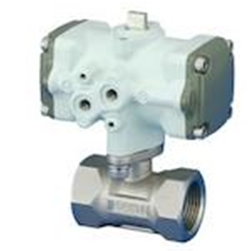 Fujikin ステンレス鋼製 空気式自動ボールバルブ 0.98MPa AFMO-01 複動式W 1個（ご注文単位1個）【直送品】