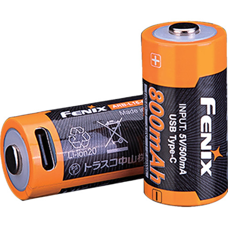FENIX リチウムイオン専用充電電池 ARB-L16-800UP 1個(ご注文単位1個)【直送品】