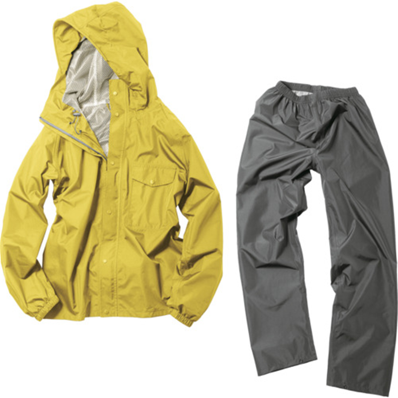 Makku デイリーレインスーツ マスタード EL 1着（ご注文単位1着）【直送品】