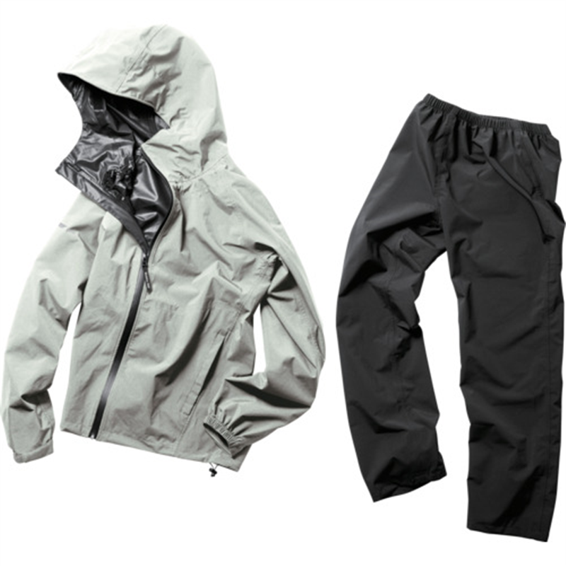 Makku フレックスフィットレインスーツ グレー EL 1着（ご注文単位1着）【直送品】