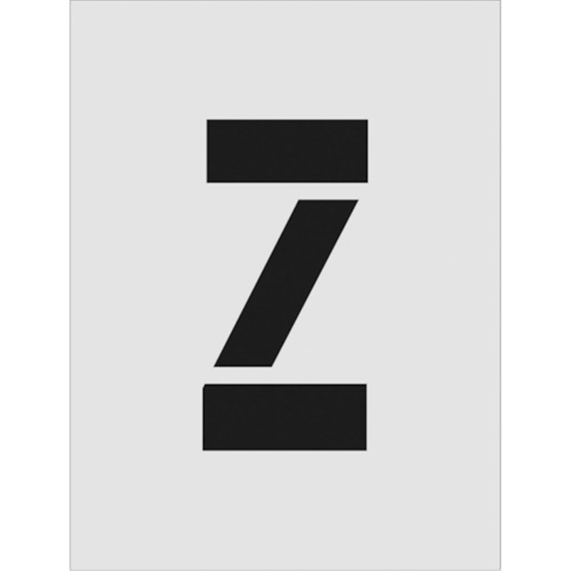 IM ステンシル Z 文字サイズ250×125mm 1枚（ご注文単位1枚）【直送品】