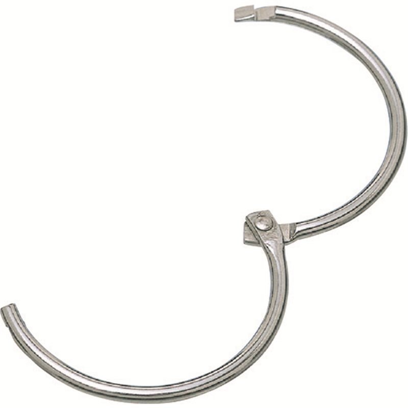水本 ステンレス カードリンク 内径58mm (2個入) 1袋（ご注文単位1袋）【直送品】