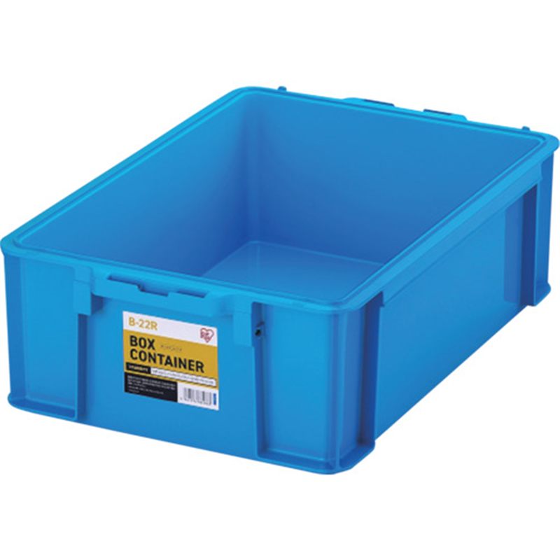 IRIS 299214 BOXコンテナ B-22R ブルー 1個(ご注文単位1個)【直送品】